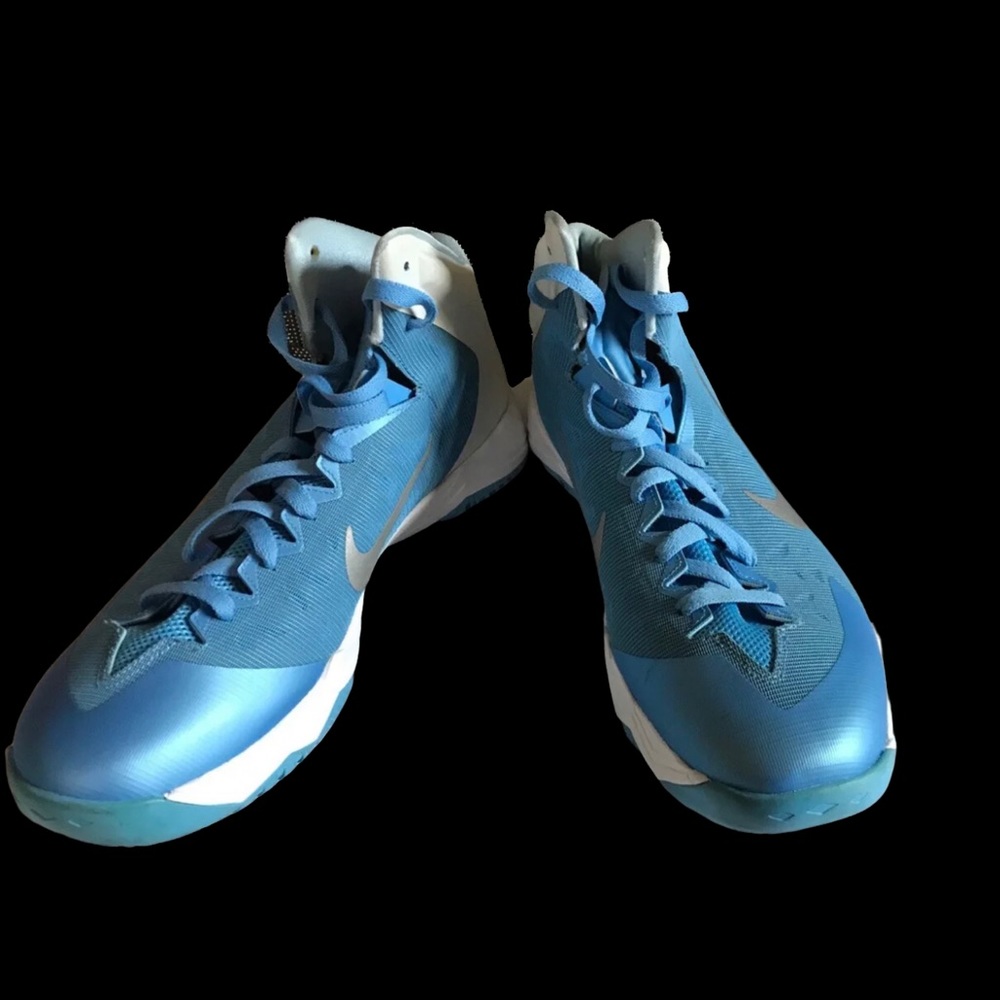Nike Linarlon Hyperquickness Blue Basketball Snea… - image 6
